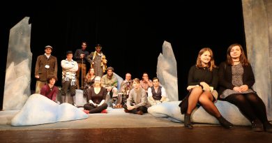 FOTO: Students and actors in Jára Cimrman´s play in English.